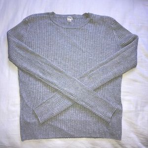 Large Garage Long-sleeve Cropped Sweater